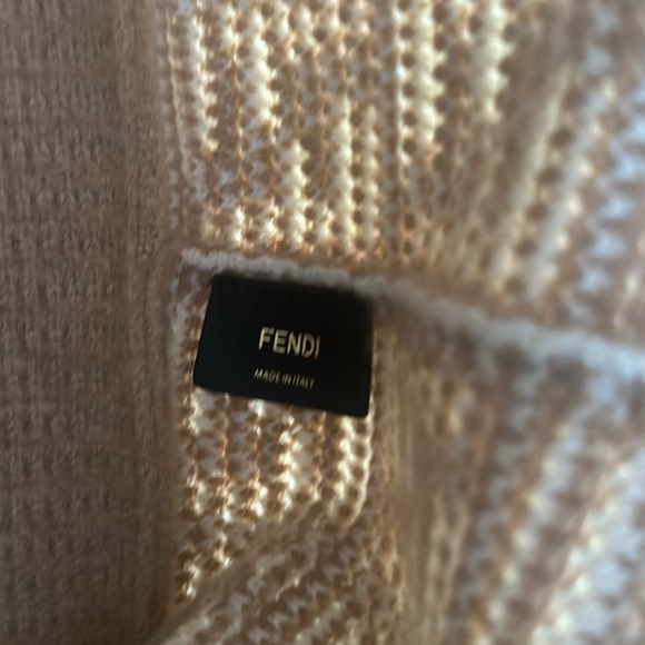 Fendi FF Large Cashmere Tote - Picture 5 of 6